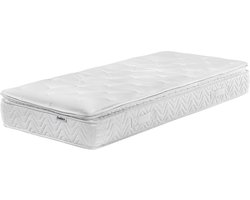 LUXUS - Pocketveringmatras - Crème - 90 x 200 cm - Polyester