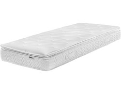 LUXUS - Pocketveringmatras hard - Beige - 90 x 200 cm - Pocketveren