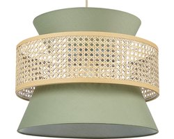 LUYANO - Hanglamp - Lichtgroen - Polyester