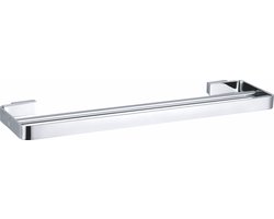 Luzzo® Piazzo Messing Dubbel wand Handdoekrek 60cm - chroom