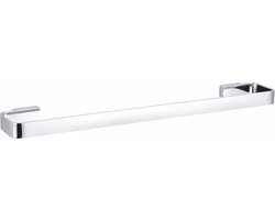Luzzo® Piazzo Messing Enkel wand Handdoekrek 60cm - chroom