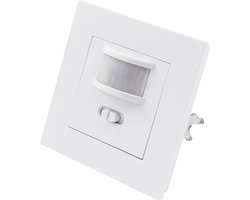 LX-23 Inbouw IR bewegingsmelder - Bewegingssensor 160° - Bewegingsdetector 500W - LED geschikt - wit