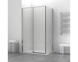 Lxs Design Douchecabine Chroom 120x90 cm – 6 mm Veiligheidsglas