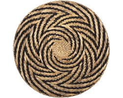 Lyma Living Wandschaal Gondok - Wanddecoratie Bali - Muurdecoratie - Muurmand - Wandbord - Wall Art - Handgemaakt - Ibiza Stijl - Boho - Bohemian - Ø70cm