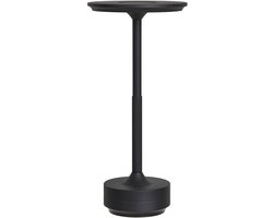 Lyneham LED Tafellamp - Aluminium - Zwart