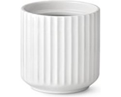 Lyngby Bloempot Porselein Wit Ø11cm