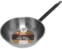 Lyonnaise pan hoog, plaatstaal, 28 cm - Garcima