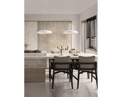 Lyora Moderne hanglamp Ormi Ø 40cm wit - 9345708