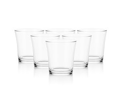 Lys Drinkglazen Set 6 × 160 ml – Compacte & Elegante Glazen voor Water, Sap, Frisdrank, Desserts en Kleine Porties – Duurzaam & Vaatwasserbestendig