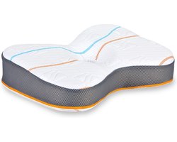 M line Athletic Pillow | Hoofdkussen | Tegen rug- en nekklachten | Maximale ventilatie | Ergonomisch | Anti allergeen | Wasbaar op 60° |