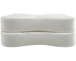 M line Athletic Pillow hoofdkussensloop – Ecru – set van 2 – wasbaar op 60°C – geschikt voor droger