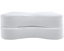 M line Athletic Pillow hoofdkussensloop – Wit – set van 2 – wasbaar op 60°C – geschikt voor droger