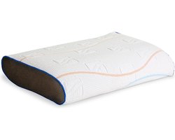 M line hoofdkussen Pillow You Blauw - Traagschuim