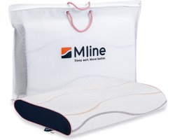M line Pillow You ergonomisch hoofdkussen - medium – anti-allergeen – nek- en hoofdondersteuning – 8 cm hoog – roze