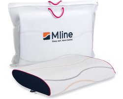 M line Pillow You ergonomisch hoofdkussen - soft/medium – anti-allergeen – tegen nek- en schouderklachten – 9 cm hoog – fuchsia