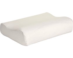 M line Wave Pillow hoofdkussensloop - ecru – set van 2 – wasbaar op 60°C – geschikt voor droger