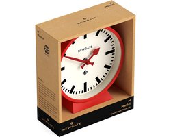 M tafelklok Railway rood 16cm