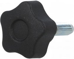 M8 x 40 draadeind met sterknop - diameter 32mm