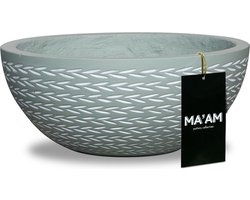 MA'AM Eve - Plantenschaal - D27 - Groen - Vorstbestendig - trendy design bloemenschaal - hippe decoratie schaal