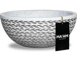 MA'AM Eve - Plantenschaal - D32 - Wit - Vorstbestendig - trendy design bloemenschaal - hippe decoratie schaal