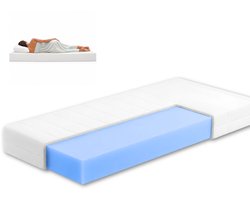 Maan matras ® - Matras 180x200 - 14 cm dik - Hybrid Schuim matras - Afneembare tijk wasbaar - 180x200 cm