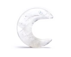 Maanvormige edelsteen Bergkristal