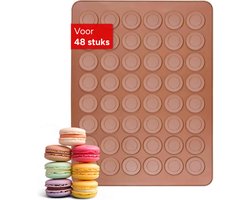 Macarons bakmat - Siliconen bakmat - Ovenmat - Voor 48 stuks - Vaatwasserbestendig - Luft