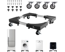Maclean - Meubelroller - Meubelverplaatser - Verrijdbaar wasmachinestandaard - 500-700mm breed, universeel, tot 200kg, MC-118 B