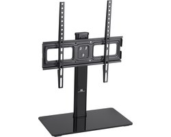 Maclean - TV-beugel / TV-houder met beugel voor bureau - max. 40kg, max. VESA 400x400 - Voor 32-65"