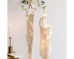 Macrame Boho Wandkleed Wanddecoratie Kinderkamer Muurdecoratie Babykamer Dromenvanger Wandhanger