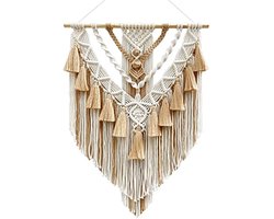 Macrame Kleur Muur Opknoping Ornament Wandtapijt voor Bohemian Decoratie