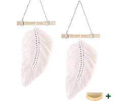 Macrame Luxe Wandkleed - Bohemian Wandtapijt - Handgemaakt Woonkamer Muurdecoratie - Boho Muurkleed - 100% Katoen Touw/Koord Wandhanger & Muurhanger - Muurtapijt Wanddecoratie - Wanddoek Kamer Wall Decoratie -Home Slaapkamer Tapestry Muurkleed