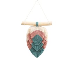Macrame Luxe Wandkleed - Bohemian Wandtapijt - Handgemaakt Woonkamer Muurdecoratie - Boho Muurkleed - 100% Katoen Touw/Koord Wandhanger & Muurhanger - Muurtapijt Wanddecoratie - Wanddoek Kamer Wall Decoratie -Home Slaapkamer Tapestry Muurkleed