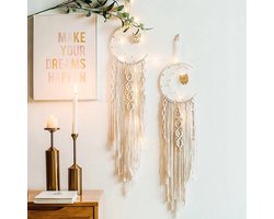 Macrame - Macramé - Wonen - Decoratie - Accessoires - Tapijt - Baby Kamer - Voor aan de Muur - Woon Decoratie - Boerderij - Room Decor - Uil