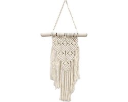 Macramé - Muurdecoratie - Wanddecoratie - Muurhanger - Xana - L30XH45