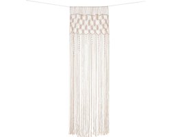 Macrame Wandbehang Deur Gordijn - Boho Geweven Tapisserie Kamerscherm Macrame Tapisserie Boho Deur Gordijn Bruiloft Achtergrond Raam Gordijnen Wanddecoratie (74 x 203 cm)