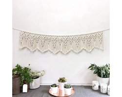 Macrame wandtapijt Boho geweven banner wandtapijt gordijn Macrame decoratie wanddecoratie voor bruiloft
