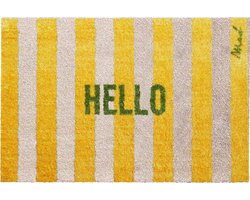 Mad About Mats - DELIA - deurmat - wasbaar - hello - droogloop/touch - 50x75cm