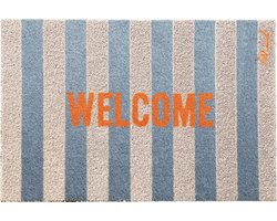 Mad About Mats - DORA - welcome - deurmat - schoonloop/scraper - wasbaar - 50x75cm