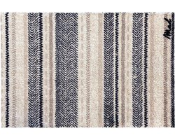 Mad About Mats - Ian - badmat deurmat - strepen - droogloop/touch - wasbaar - 50x75cm