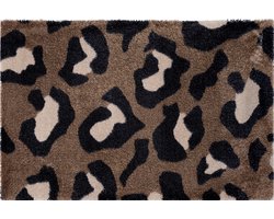 Mad About Mats - Joy - deurmat - badmat - luipaard - droogloop/touch - wasbaar - 50x75cm