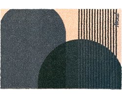 Mad About Mats - Nina - deurmat - grafische print - schoonloop/scraper - wasbaar - 50x75cm