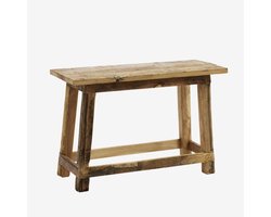 Madam Stoltz - Gerecycled Houten Bankje 60x25x40 cm