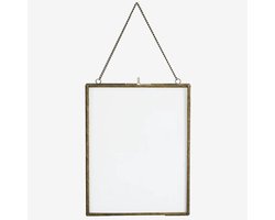 Madam Stoltz - Hangende Fotolijst 20x25cm - Verouderd Messing