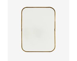 Madam Stoltz hangspiegel – antique brass – 15 x 20 cm – horizontaal of verticaal