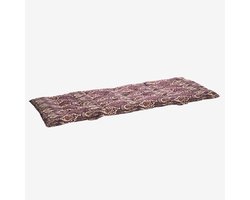 Madam Stoltz - Katoenen matraskussen 70x180 cm - paars - loungekussen