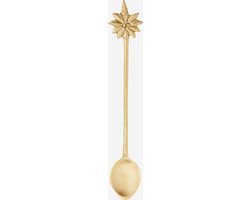 Madam Stoltz - Lange Theelepel Messing - Palmboom - 18 cm