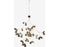 Madam Stoltz - Maretak van ijzer, handgemaakt - 43x31 cm - goudkleurig