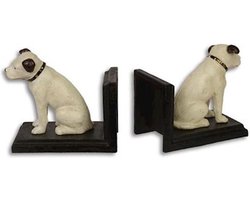 Maddeco - gietijzeren boekensteunen hond - gietijzer
