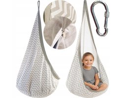 Madej - Kinder cocoon schommel hangstoel met kussen - 3+ jaar
